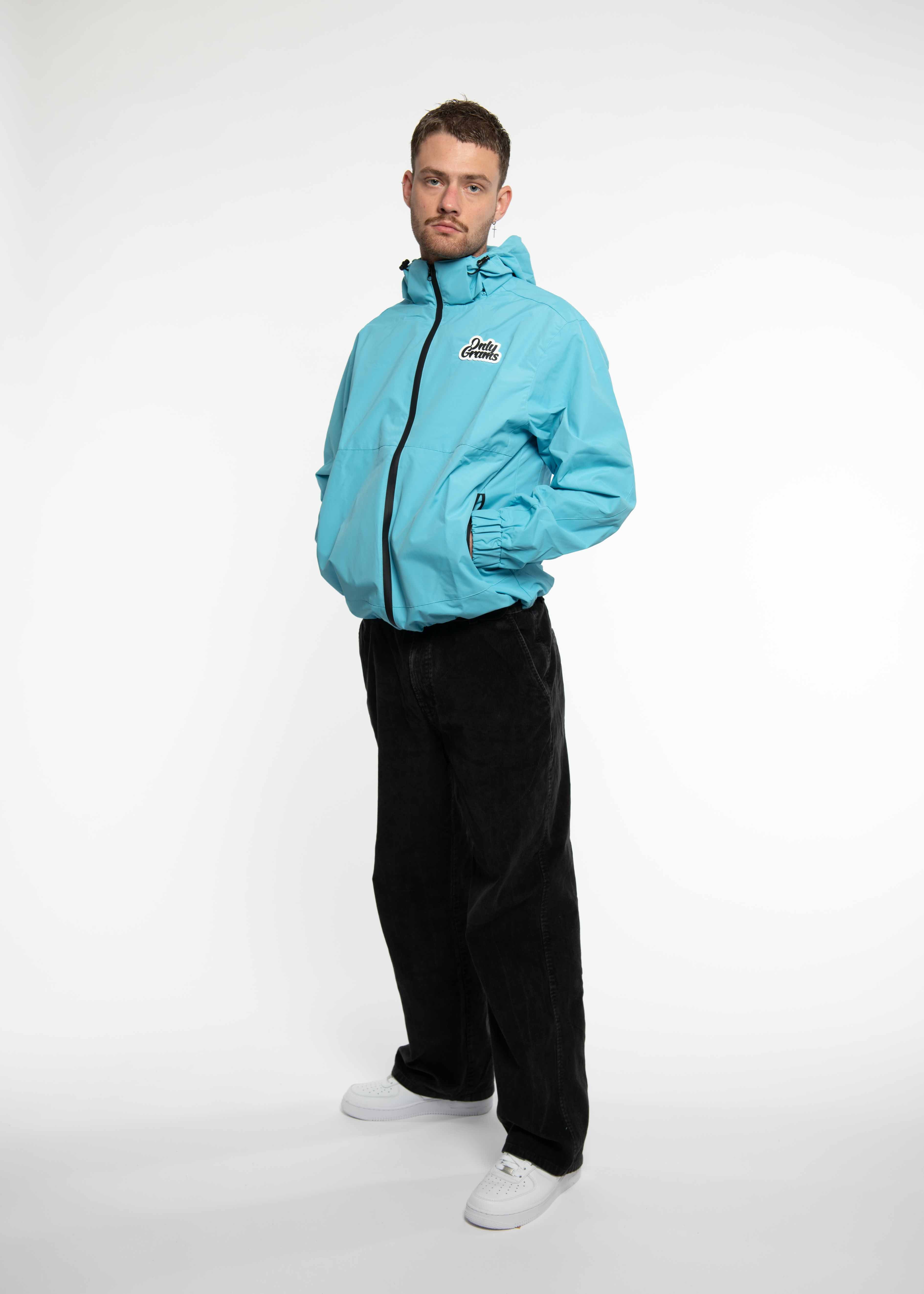 OnlyGrams Windbreaker Jacke - Baby Blau - OnlyGrams