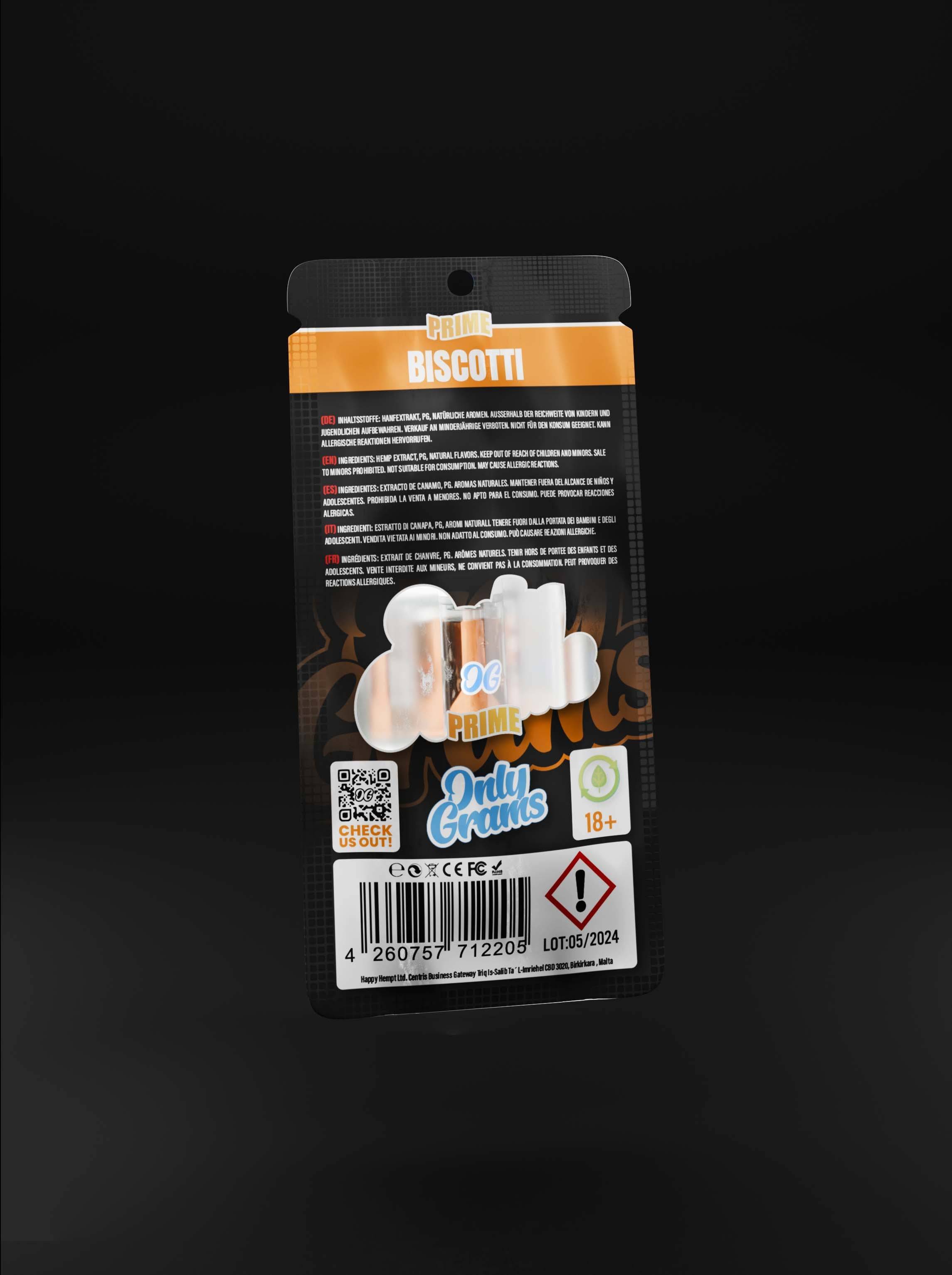 Biscotti CBD Kartusche - OnlyGrams