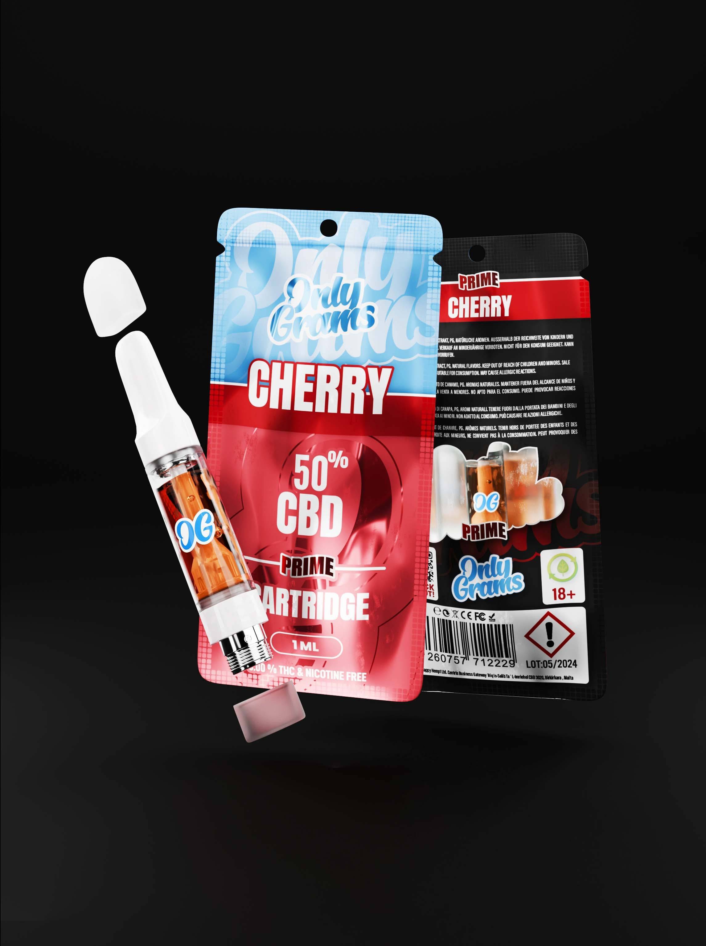 Cherry CBD Kartusche - OnlyGrams
