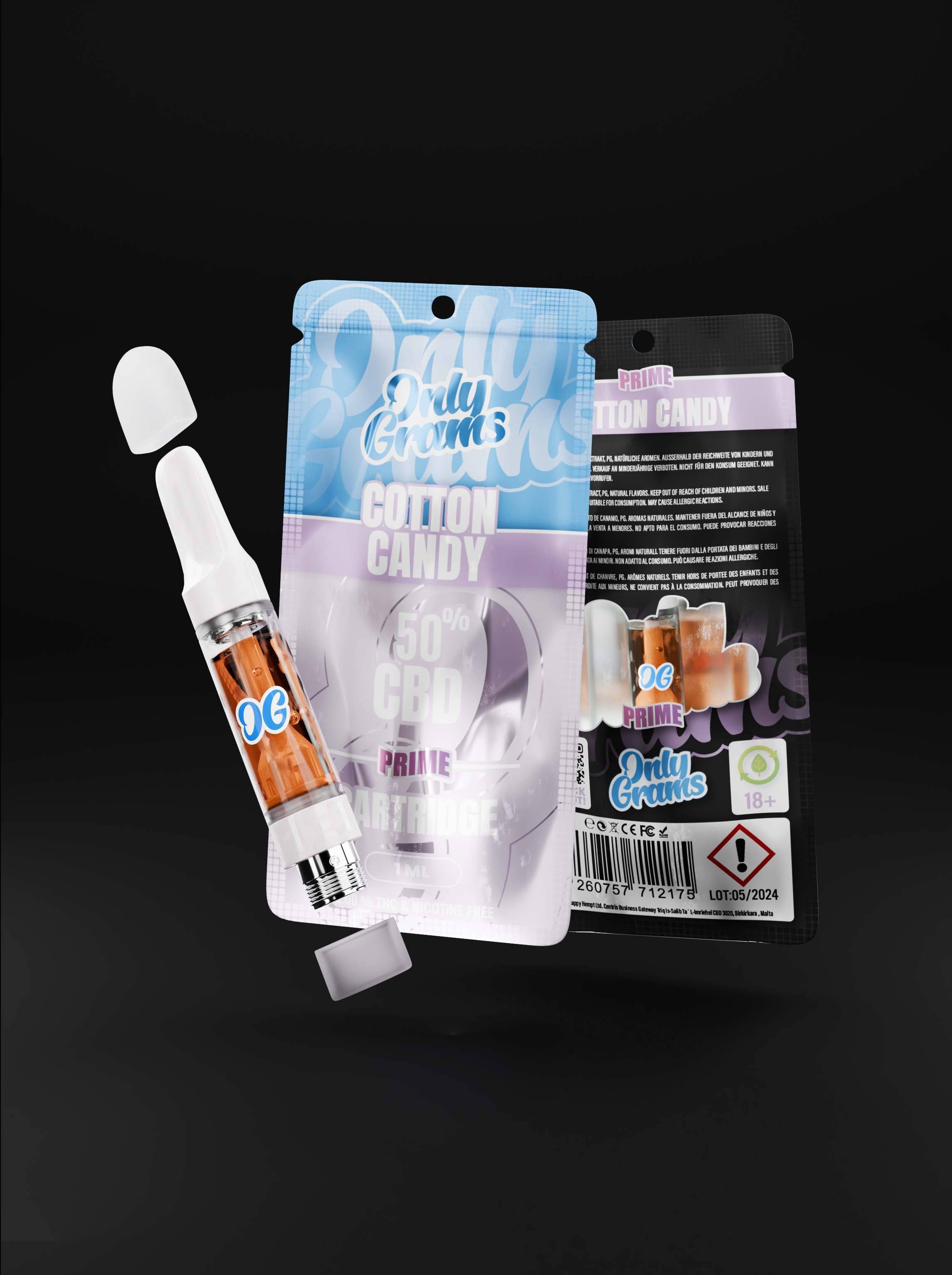 Cotton Candy CBD Kartusche - OnlyGrams