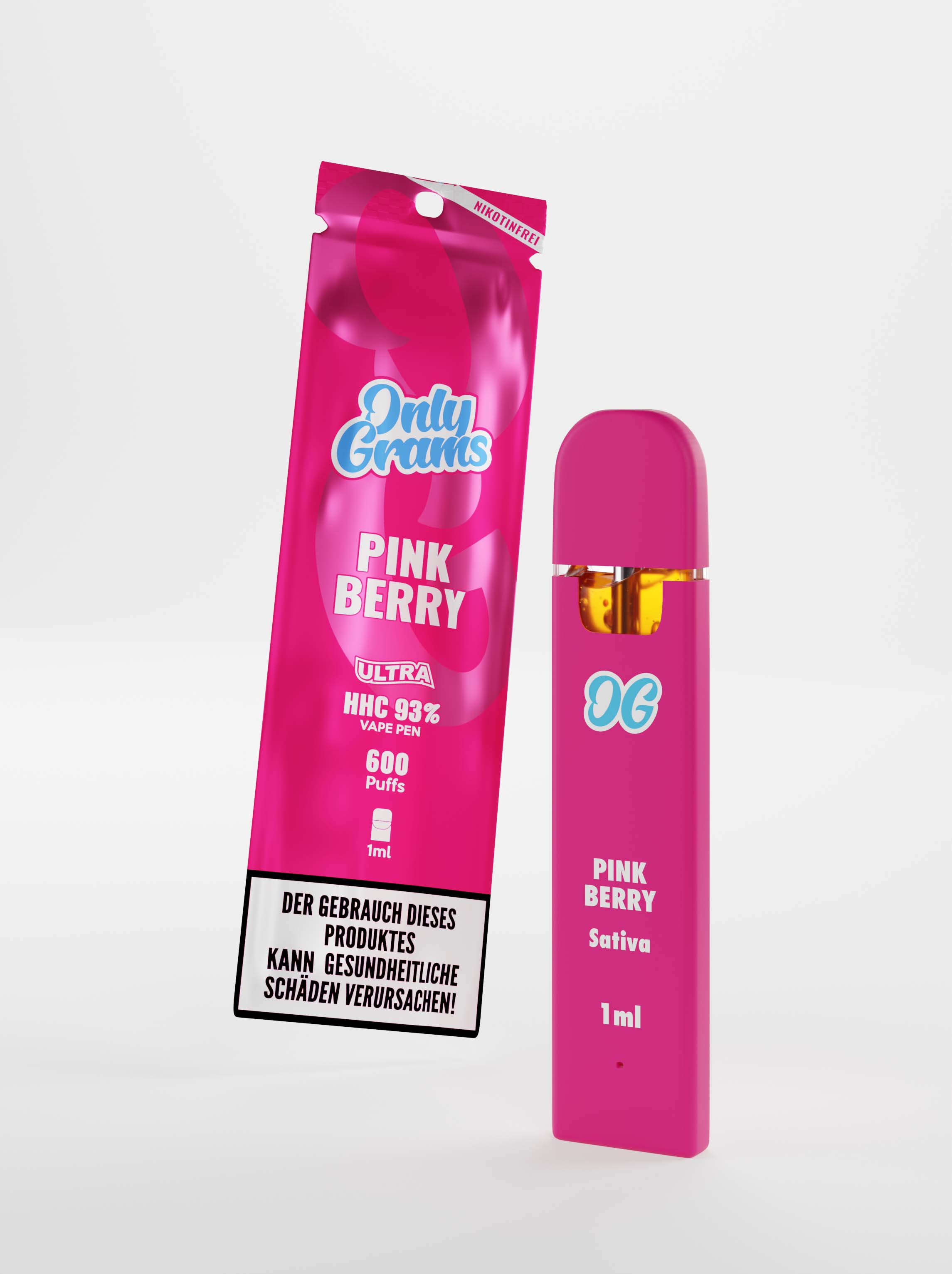 HHC Vape Einweg | Pink Berry (Sativa) | Flavourboost